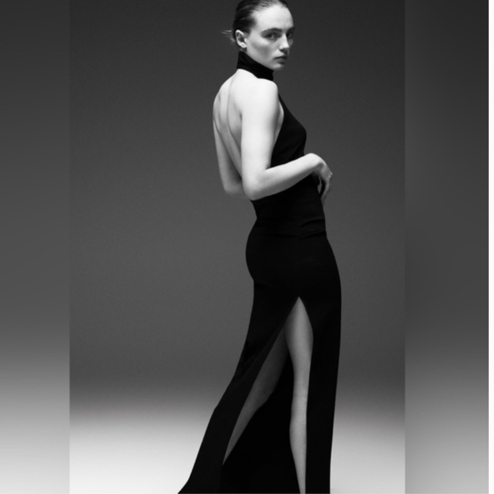 Zara Long Halter Dress - Picture 10 of 16